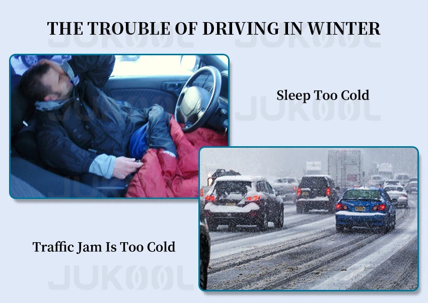 dilemma of being stuck on the road in winter