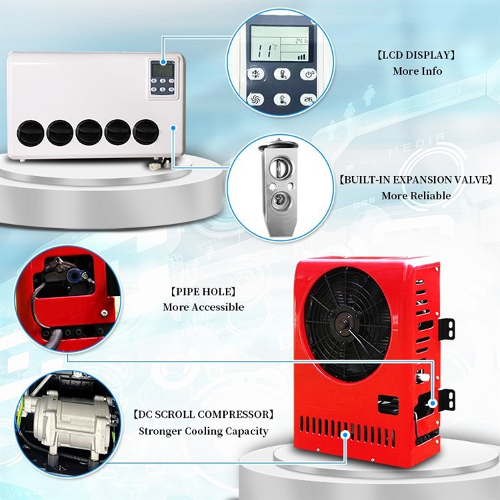 12v Mini Split Truck Cab Air Conditioner